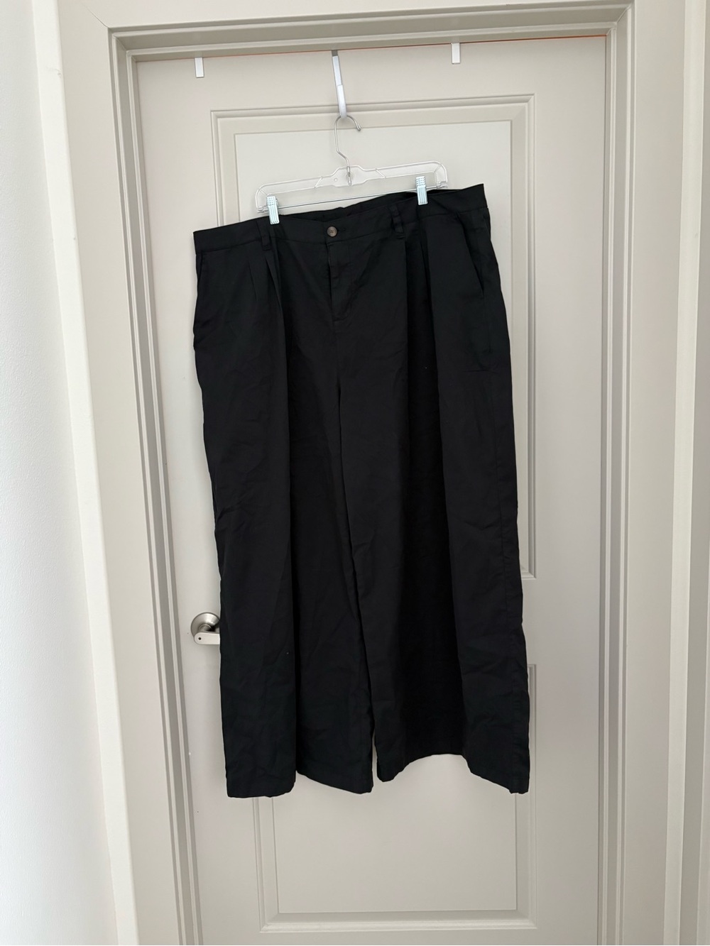 Pact Black Wide-Leg  Pants Organic Cotton NWOT Size 3XL